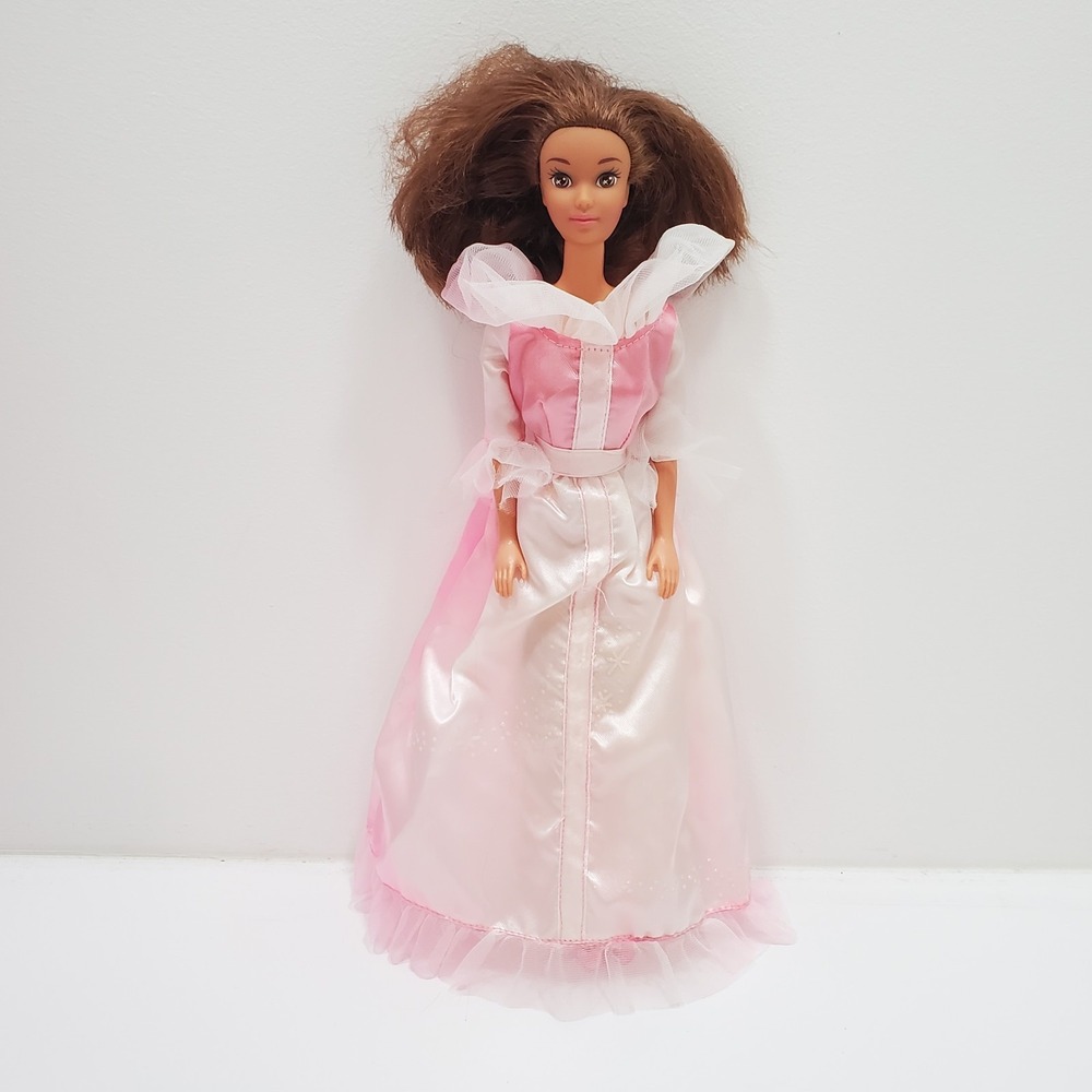 Disney Classics 1992‎ Beauty and The Beast Belle Doll Pink Dress Mattel